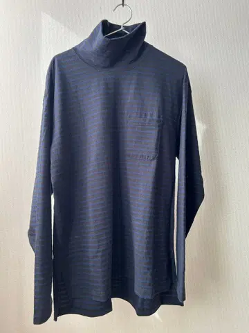 engineeredgarments pc stripe high mock T