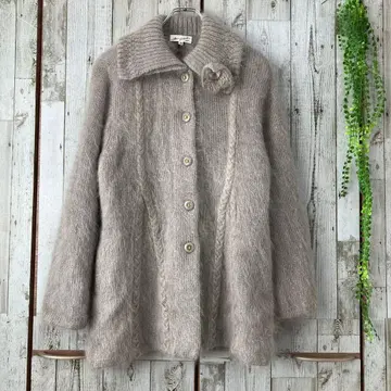 마리살첸테 가디건 니트 그레이 [40] 안감 있음 케이블