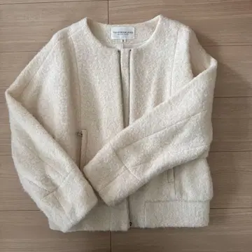 TOMORROWLAND 노카라 자켓 아이보리