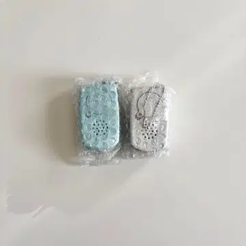 정말 녹음 재생 그리운 옛날 휴대폰+ 마스코트 실버 라이트 블루 가챠