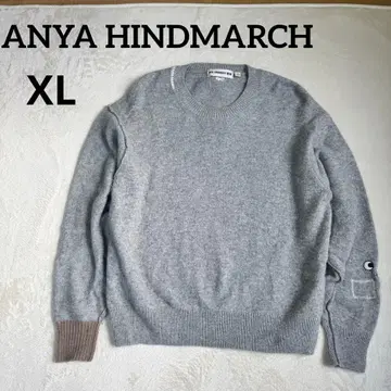 아냐 힌드마치/유니클로 긴팔 니트 울 스웨터 XL
