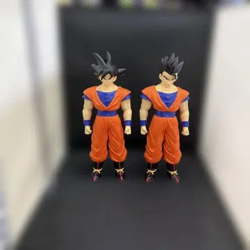 손오공 피규어 오렌지, 파랑 2체 세트