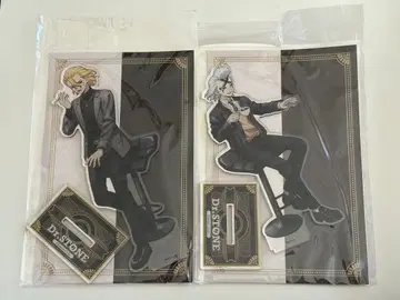 Dr.STONE 닥스토 제노 스탠리 아크릴 스탠드 콜라보 카페