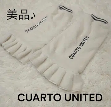 [ CUARTO UNITED ] 프릴 레그 워머 새상품급