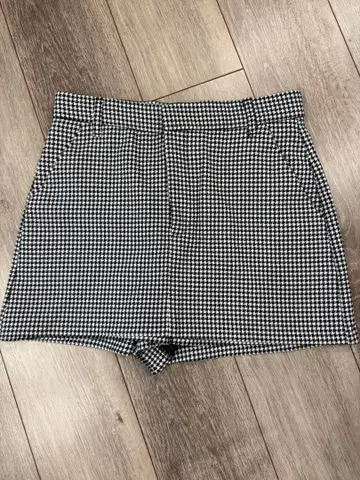ZARA 하운드투스 체크 미니 스커트 S