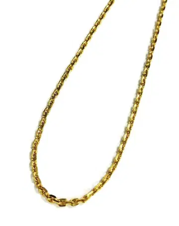 K20 각팥 패턴 목걸이 39cm