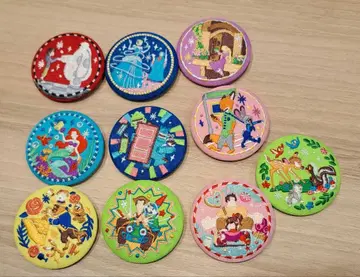 디즈니 자수 캔뱃지 9개 세트