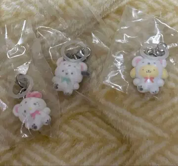 푹신푹신 스노우 메지루시 액세서리 키티 포차코 푸딩