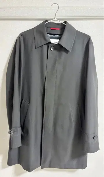 그레이 스텐카라 코트 허리 벨트 포함