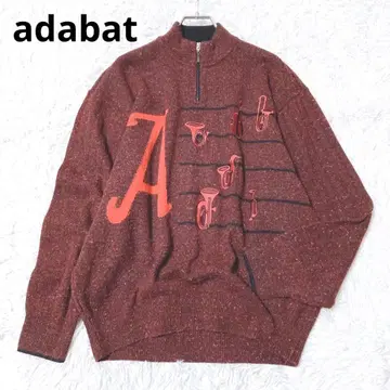 아다바드 긴팔 니트 풀오버 스웨터 지퍼 골프웨어 악기 가을 겨울