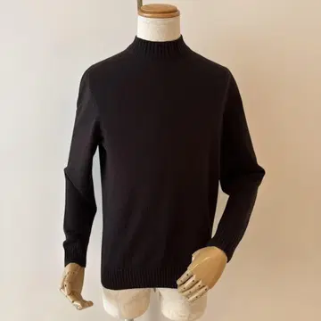 돌모어 / 모크넥 니트 / 다크 브라운 / 48