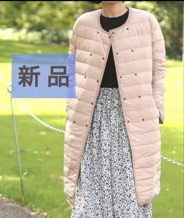 새상품 앙카셰트 베이지 다운 자켓