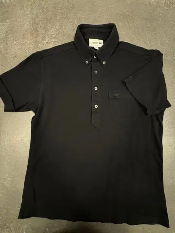 LACOSTE 블랙 피케 셔츠 S 사이즈