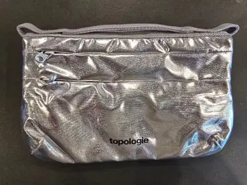 미사용 Topologie Phone Sacoche Chrome 실버