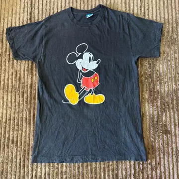 80s 미키 T셔츠 L 싱글