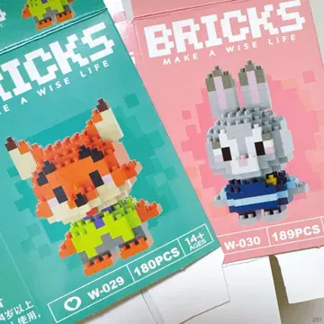 디즈니 주토피아 주디 닉 BRICKS 레고 블록