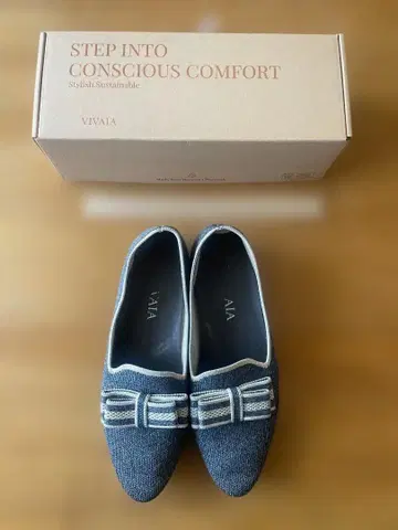 새상품급 VIVAIA 로퍼 플랫슈즈 38.5 (24.5)