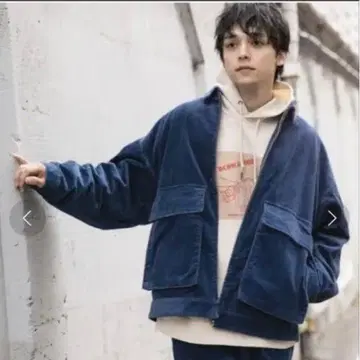 rageblue 코듀로이 지퍼 블루종