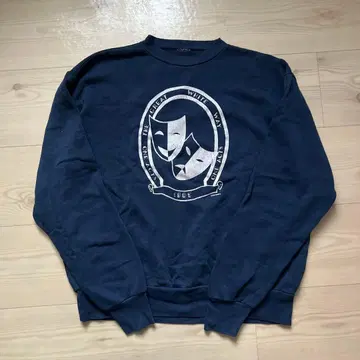 80s 맨투맨 네이비 브로드웨이