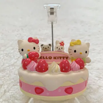 [레어] 헬로키티 케이크형 디오라마 클립 스탠드