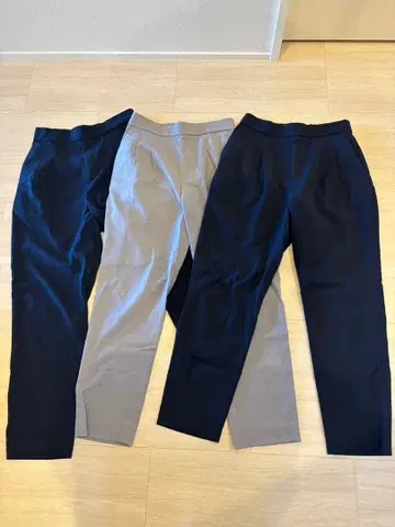 글로벌 워크 테이퍼드 팬츠 3종 세트 2턱