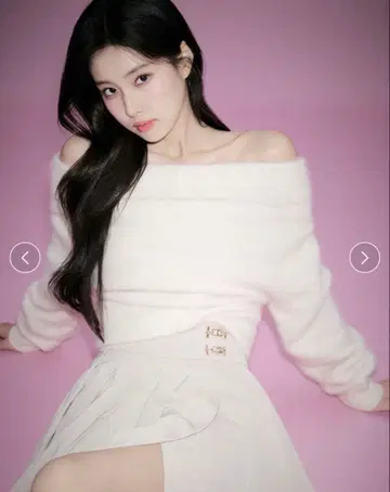 SNIDEL 폭스 캐시미어 오프숄더 풀오버