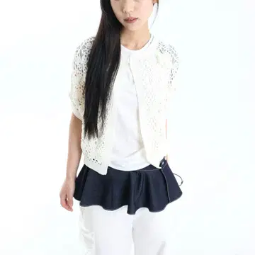 naviverse 프릴 벨트 랩스커트 네이비