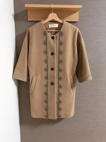 새상품급 아메리칸 라그 카멜 코트 롱 코트 아우터 여성용