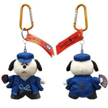 스누피 타운 올라프 카라비너 부착 마스코트 하카마 설날 해피 뉴이어