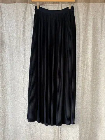 steven alan 블랙 플리츠 스커트 롱 기장