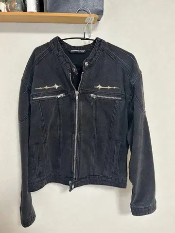 ARGUECULTURE 블랙 데님 자켓