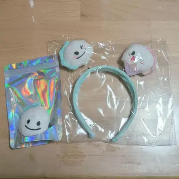 비고라이브 머리띠 & 고짱 헤어핀