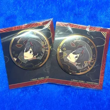 도겐안키 요도가와 마스미 애니메이트 카페 아니카페 캔뱃지 x 2개