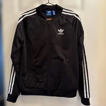 아디다스 트랙 자켓 트랙 탑 백 로고 블랙 XOT