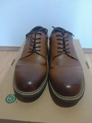 브라운 가죽 드레스 신발