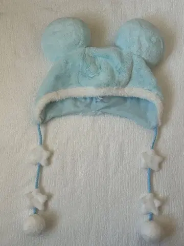 디즈니 팬캡 프리 미키 스카이블루 별 신상