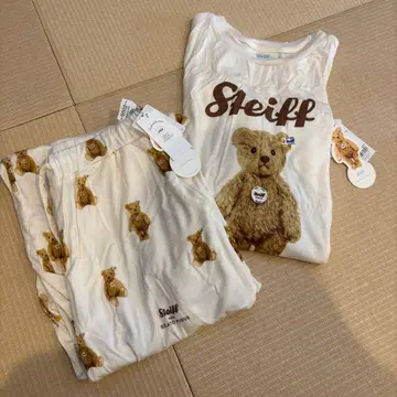 슈타이프 젤라토 피케 곰 무늬 룸웨어 상하의 세트