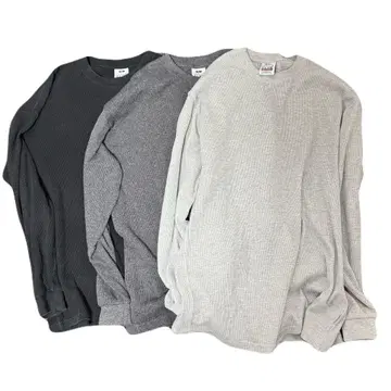 [새상품급] PRO CLUB 헤비웨이트 써멀 롱T XL 3장 세트