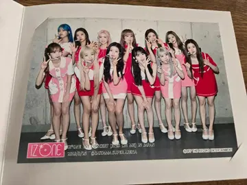 IZ*ONE 생사진 2L판+대지 사이타마 슈퍼 아레나
