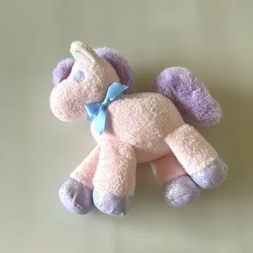 파스텔 컬러 유니콘 봉제 인형 약 25cm