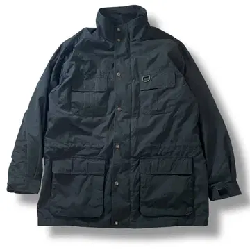 90s 블랙 택 에디 바우어 마운틴 후드티 쉘 자켓 구제 의류