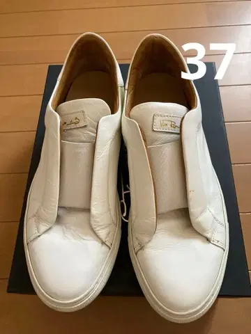 journal standard luxe*Via Roma 가죽 스니커즈