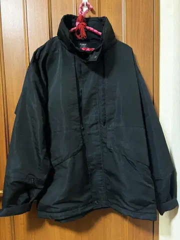 코엔 블랙 나일론 자켓 M
