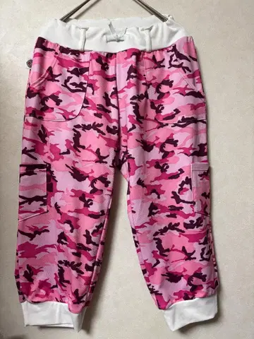 #3855 MIKANO 미카노 프리 사이즈 핑크 카모 무늬 조거 팬츠