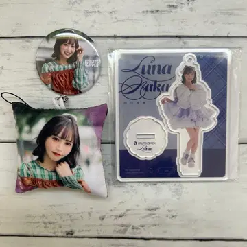 FRUITS ZIPPER 나카가와 루나 아크릴 스탠드 캔뱃지 쿠션 키링