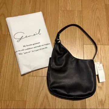gemeil 비대칭 원숄더백 천연 가죽 백