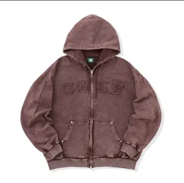 That's life 지퍼 후드티 브라운 M