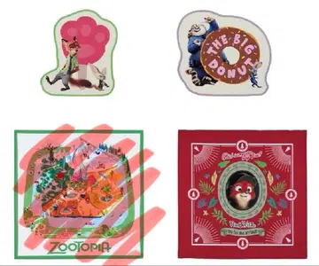 주토피아 제일복권 해피 복권 닉 주디 타월 등 6점 세트