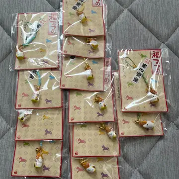 말 모양 복 모으기 스트랩 12개