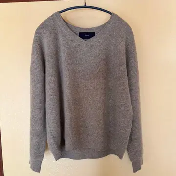 SHIPS 그레이 V넥 니트 스웨터 긴팔